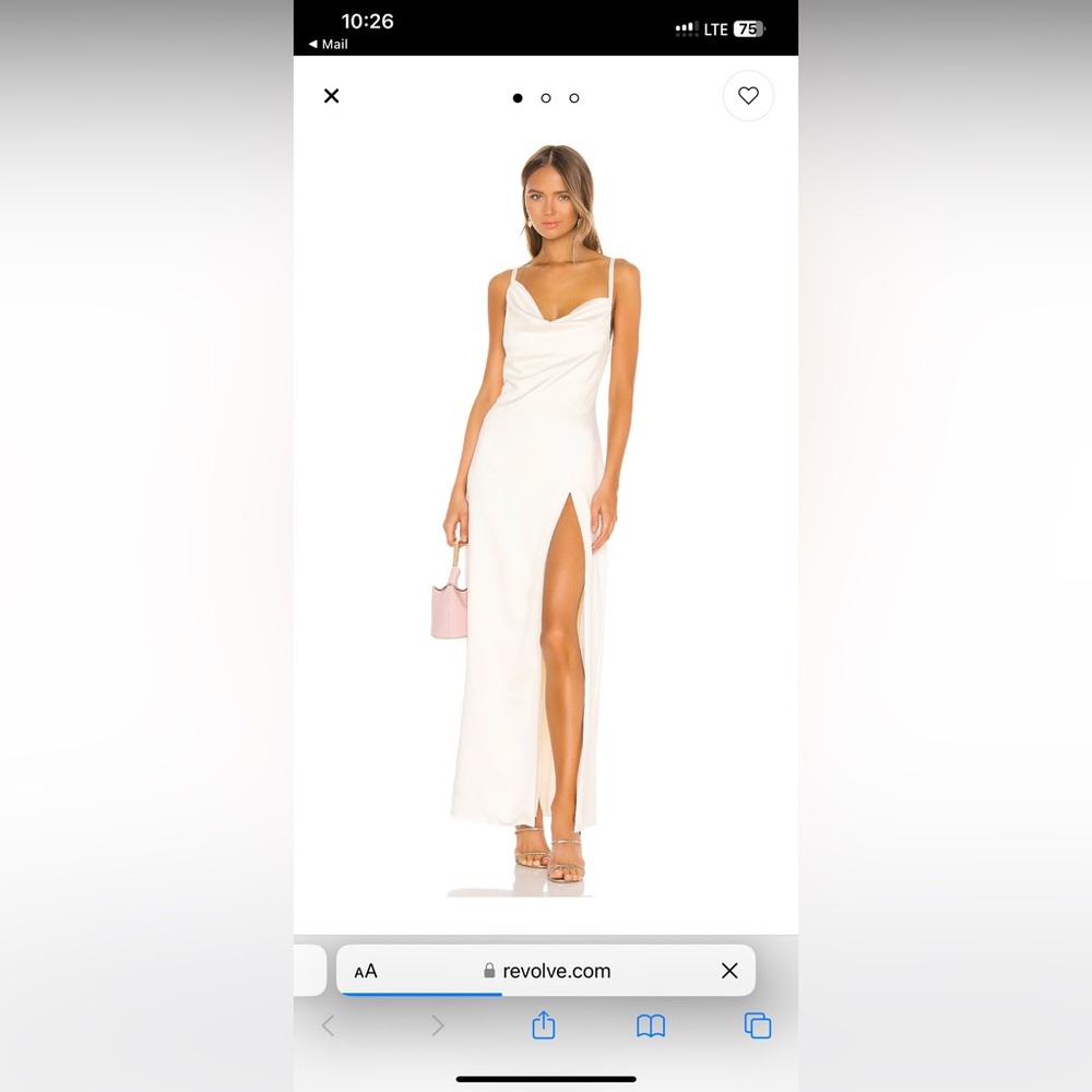 Reyna Maxi Dress in Pearl White
Camila Coelho